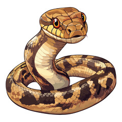 Fototapeta premium Snake, reptile, vector, background, serpent, viper