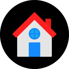 House single vector illustration icon