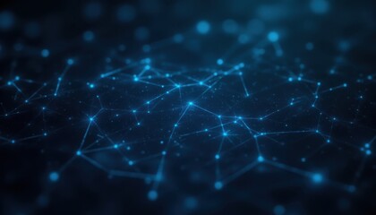 Abstract Technology Molecules Digital Environment Graphic Content Polygonal View Futuristic Concept