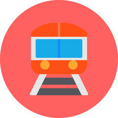 Subway single vector illustration icon