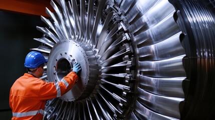 Industrial Turbine Engine Maintenance: A Technician's Detailed Inspection