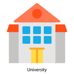 University single vector illustration icon