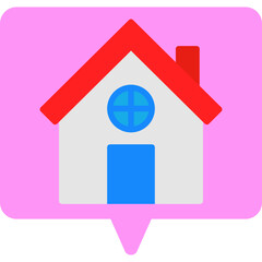 House single vector illustration icon