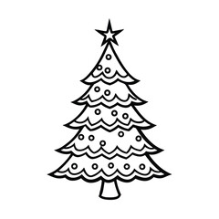 vector christmas tree