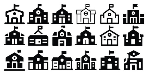 Set of School icon