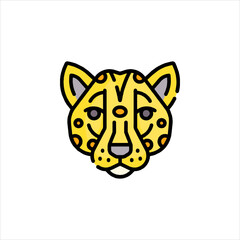 tiger head vector