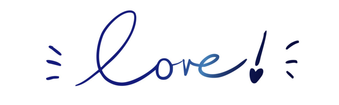 love Kalligrafie handgeschrieben