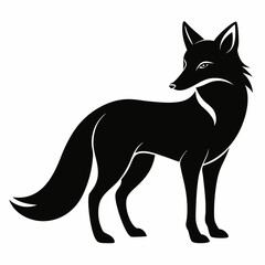 Minimalist Fox Silhouette