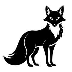 Minimalist Fox Silhouette