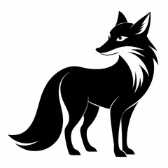 Minimalist Fox Silhouette