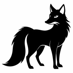 Minimalist Fox Silhouette