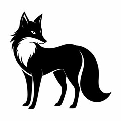 Minimalist Fox Silhouette