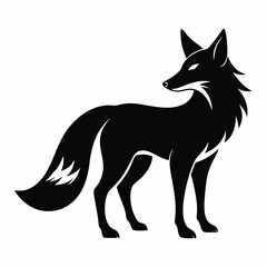 Minimalist Fox Silhouette