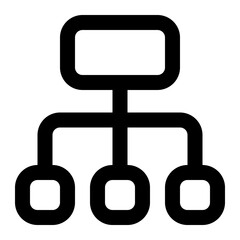 site map icon for illustration