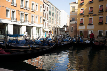 Fototapeta premium Authentic Italian Streets – Timeless Scenes of Everyday Life. Candid and atmospheric images of Italian streets capturing the charm, color, and character of everyday life.