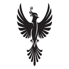 Fototapeta premium vector illustration of a bird silhouette