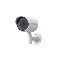 Modern security camera with mounted bracket for enhanced surveillance and safety
