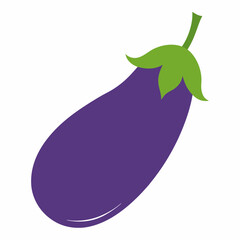eggplant on a white background