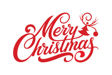 merry christmas lettering