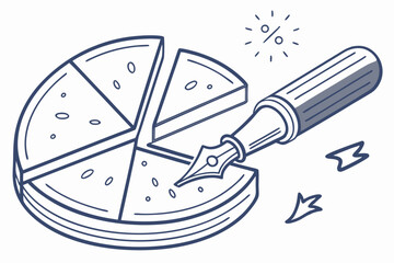 Pie Chart with Arrow