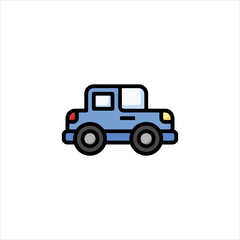 Fototapeta premium toy car vector