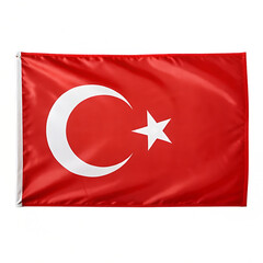 Obraz premium Turkish flag, national symbol of Turkey.