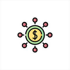 red clock face