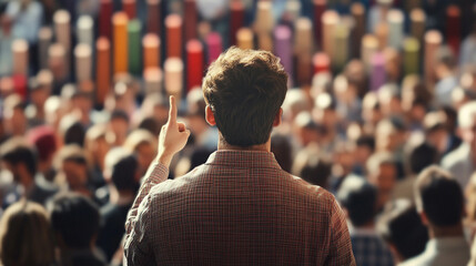 He pointed to the graph showing increased customer acquisition.