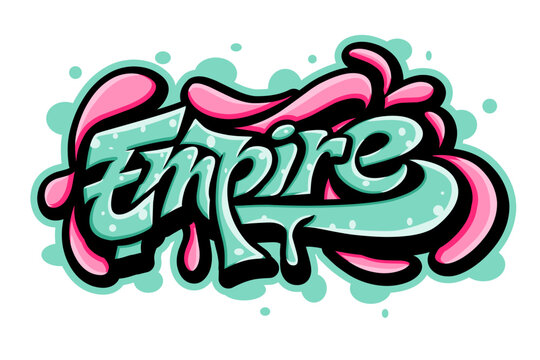 Empire typography art design