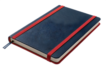 notebook, school, office, stationery, red, blue, background, white, closed, isolated, books, supplies, education, paper, writing, study, blank, object, materials, clean, workspace, learning, work, doc