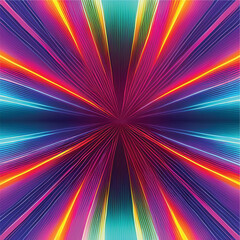 Obraz premium Colorful Rays of Light