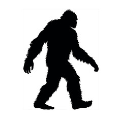 Fototapeta premium Black vector silhouette illustration of a sport person, a running man.