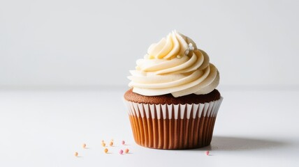 Cupcakes isolated on white background