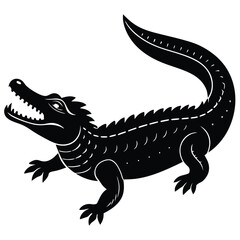 Fototapeta premium silhouette or illustration of a cow or buffalo