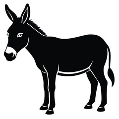 Donkey Vector Silhouette