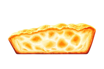 Golden Crusty Baked Pastry, Sweet Treat, Delicious Dessert, Honeycomb Texture