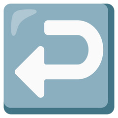 Left Arrow with Hook
