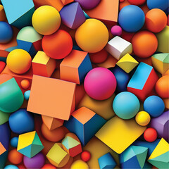 foam balls and shapes