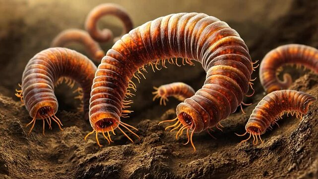 Microscopic Millipedes in Soil