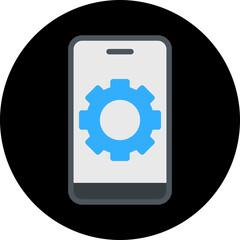 Device Settings single vector illustration icon