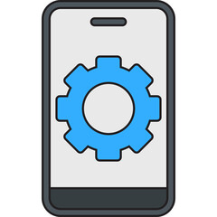 Device Settings single vector illustration icon
