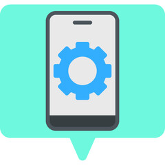 Device Settings single vector illustration icon