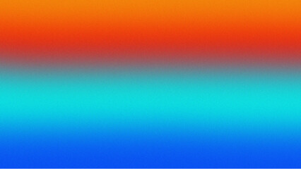 Gradient background with retro grainy film texture. Blurred chroma background. Vintage Noise Effect.