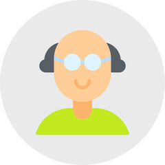 Scientist single vector illustration icon