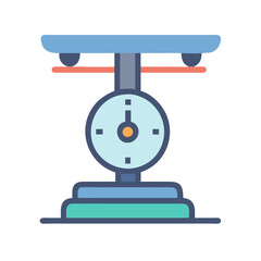 Classic Balance Scale Icon: Precision and Measurement Tool