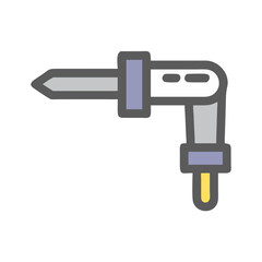 Right angle drill vector illustration for design use