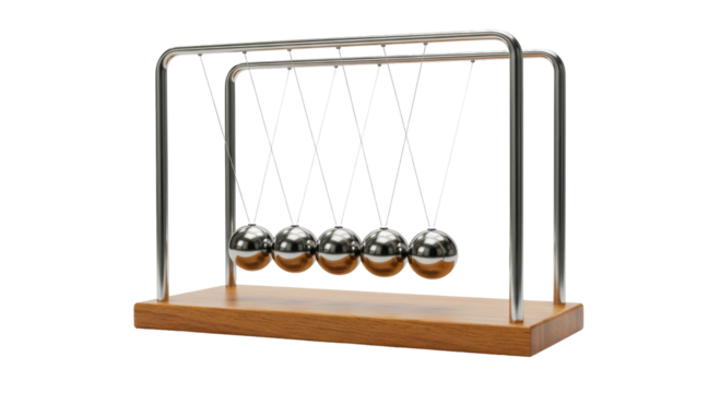 Isolated Newton's Cradle