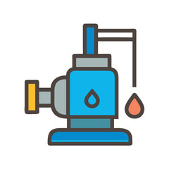Oil Dispenser Icon: Automotive, Engineering, Mechanical Services
