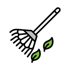 Abstract Growth: Silver Shape and Green Leaves Design