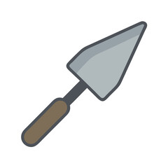 Trowel cartoon illustration, garden tool, gardening